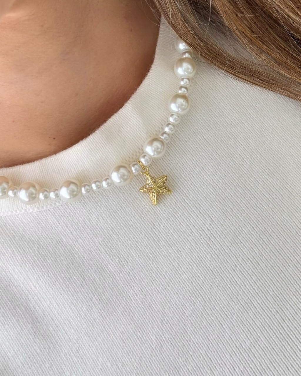 Star Pearls Necklace - Necklace | LimaLimón Store - 2