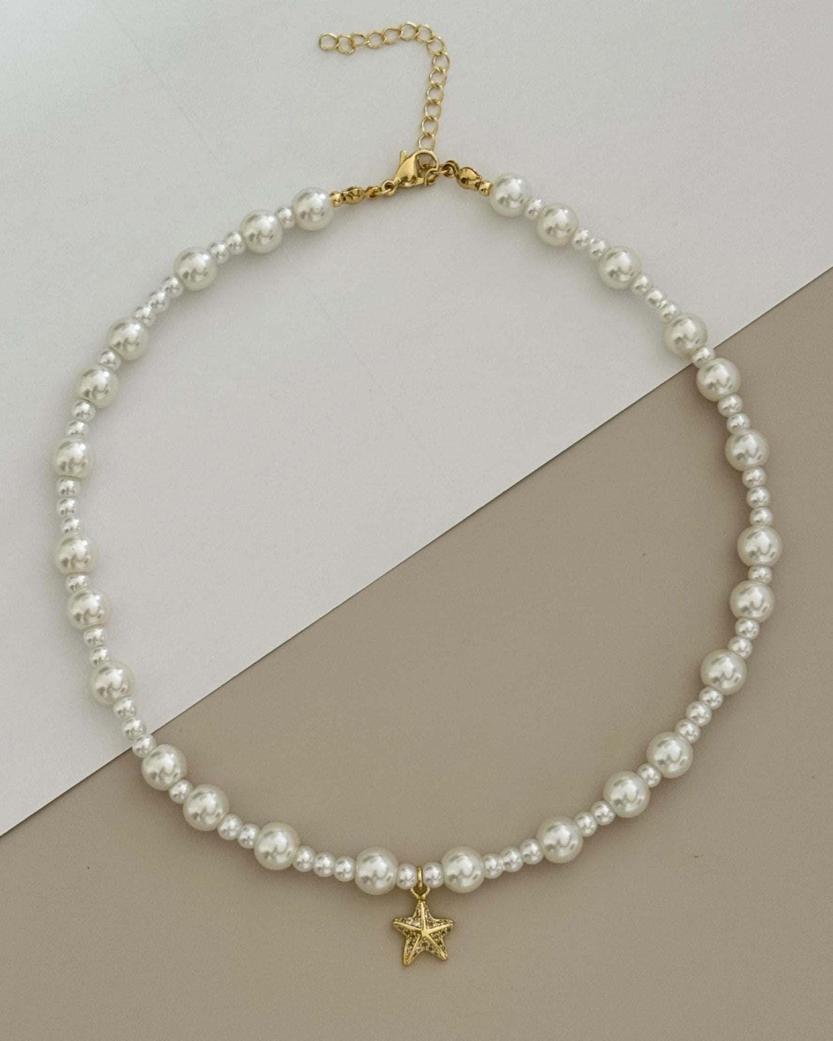 Star Pearls Necklace - Necklace | LimaLimón Store - 1