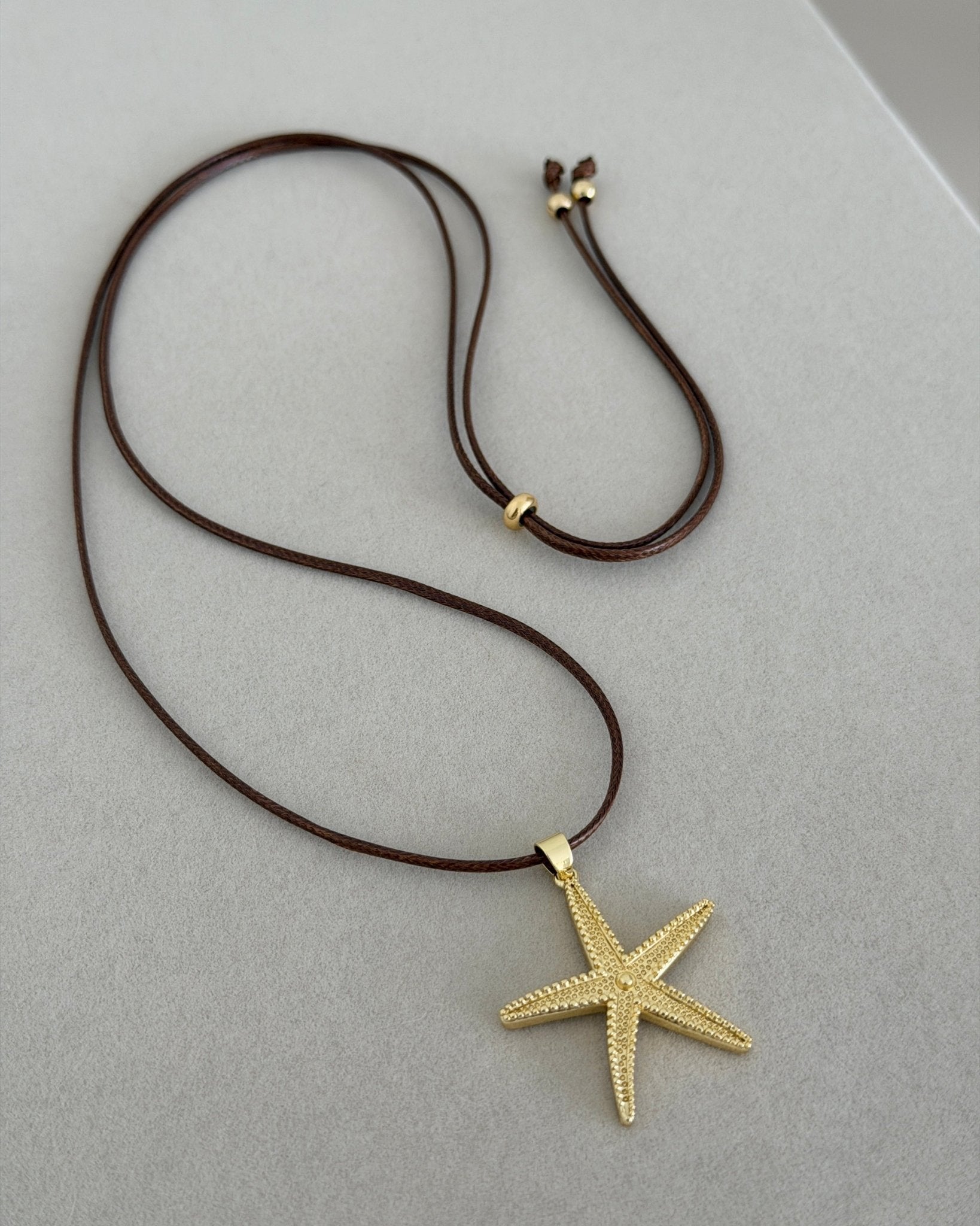 Starfish Cord Necklace - Necklaces | LimaLimón Store - 1