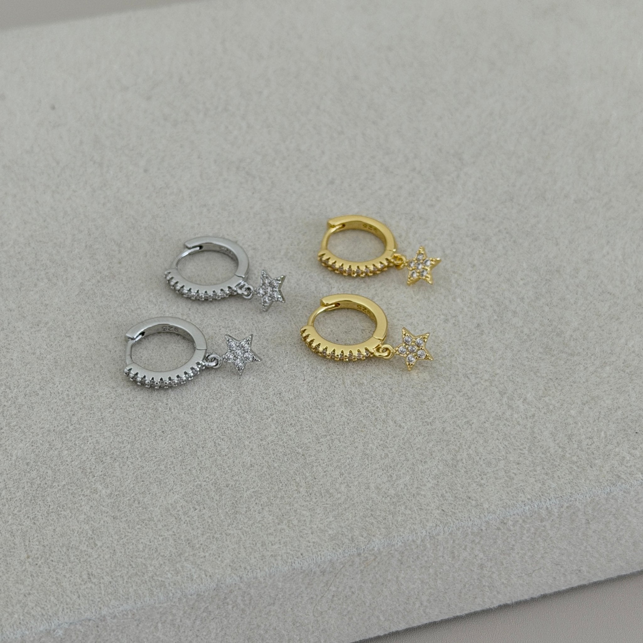 Starlight Drop Hoops - Earring | LimaLimón Store - 2