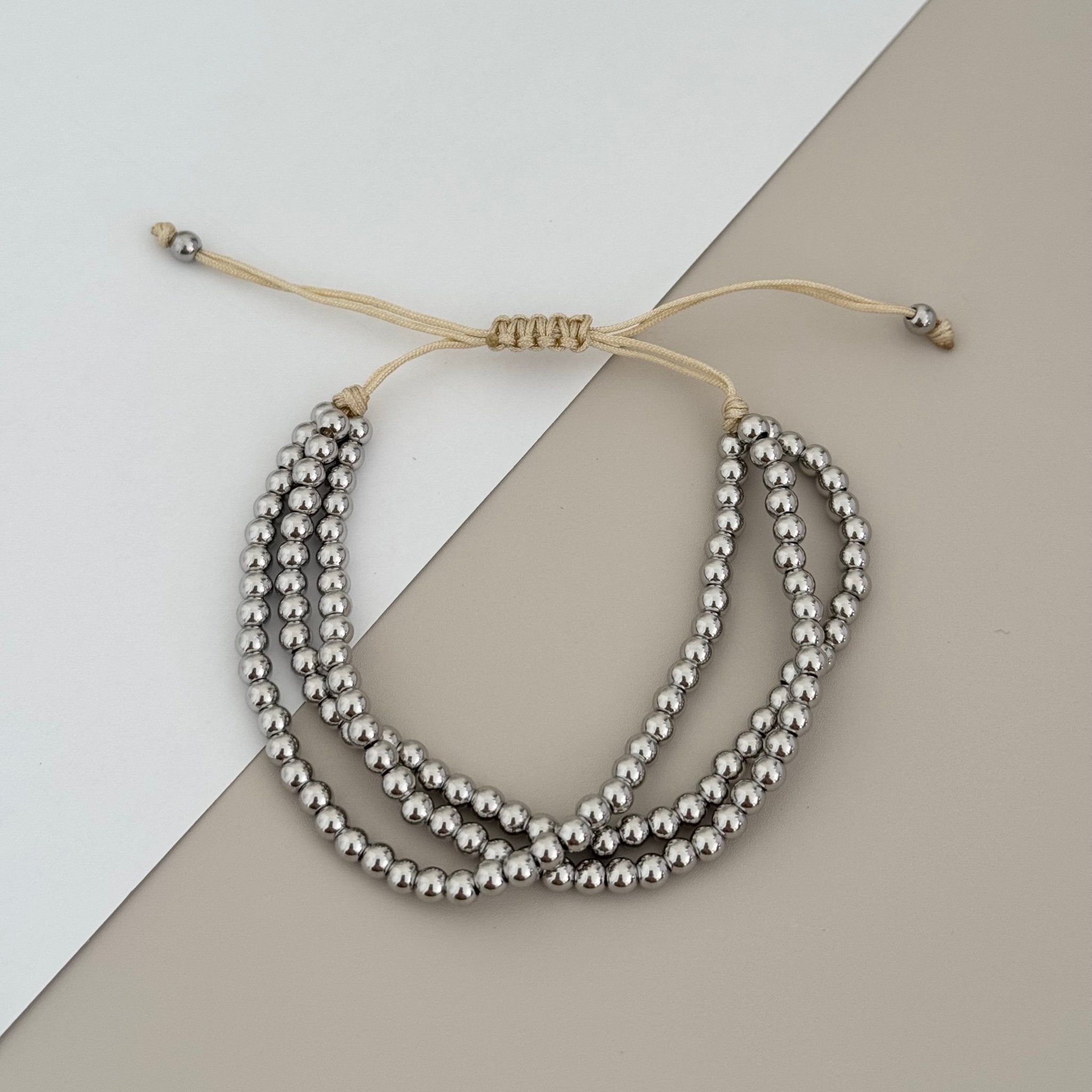 Triple Silver Bracelet - LimaLimón Store