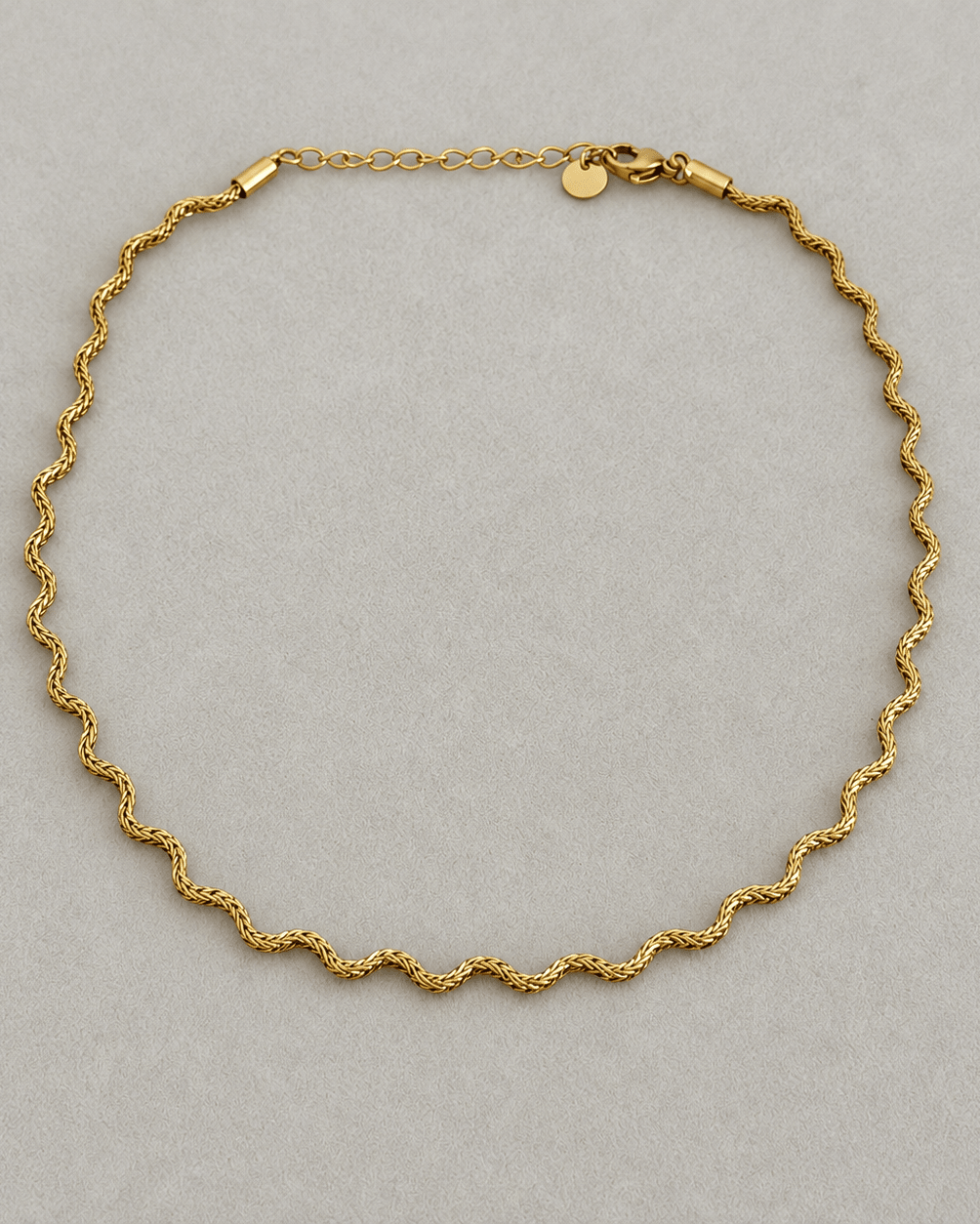 Twisted Wave Choker Necklace - Necklaces | LimaLimón Store - 1
