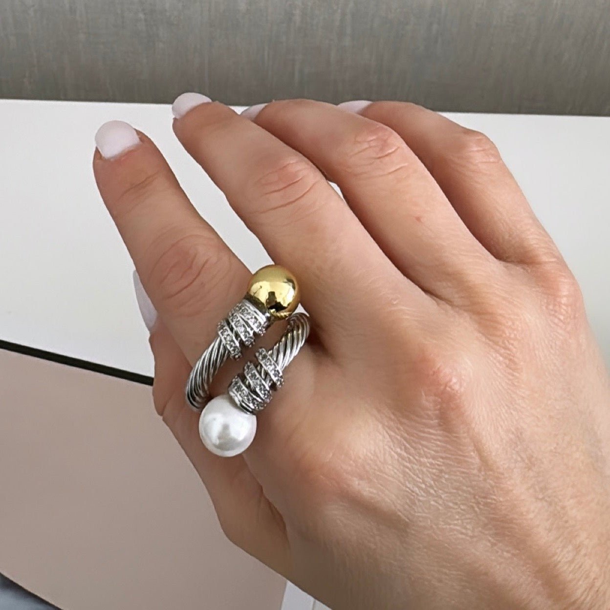 Two Tones Ring - ring jewelry | LimaLimón Store - 5