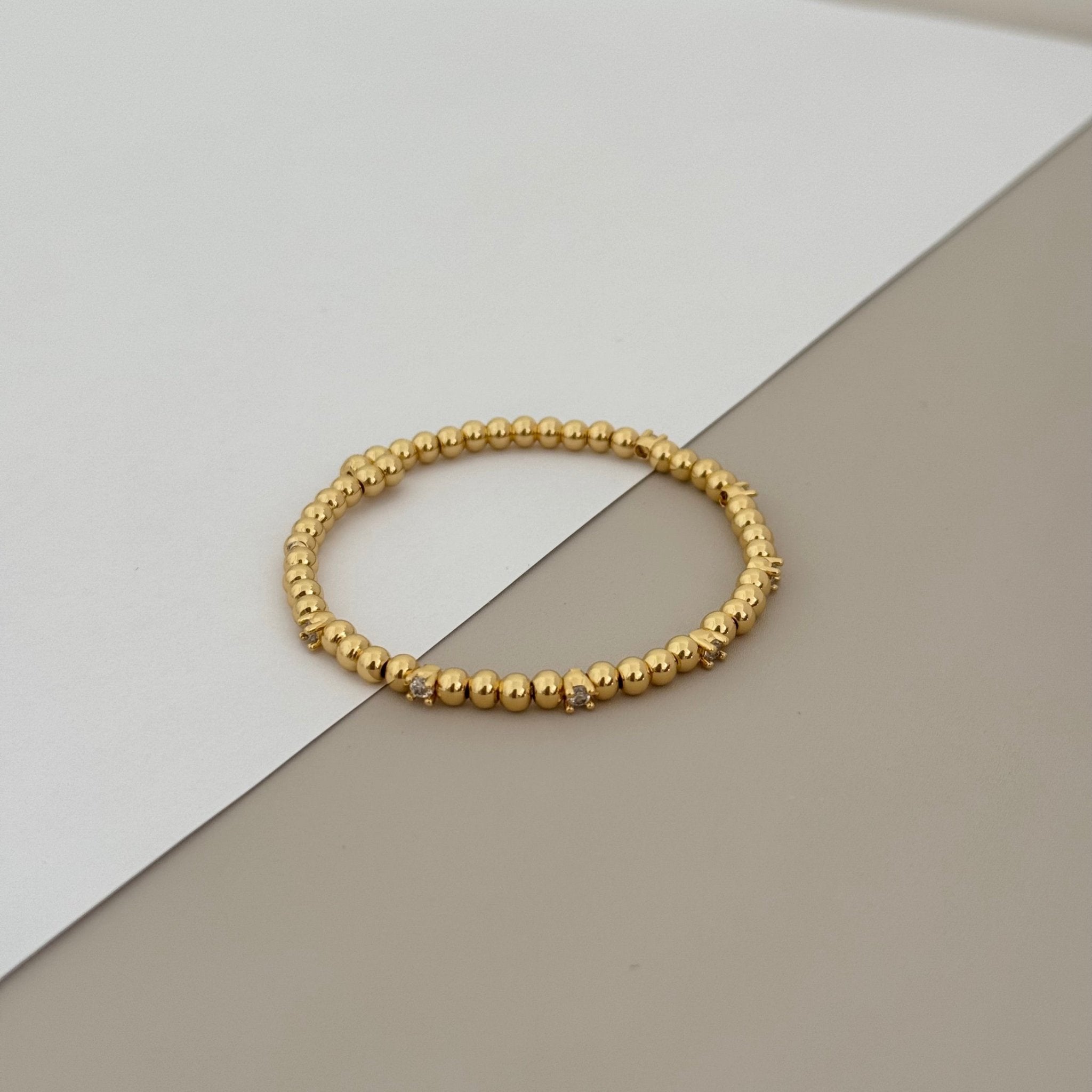 Zirconia Bead Bracelet - Bracelet | LimaLimón Store - 2