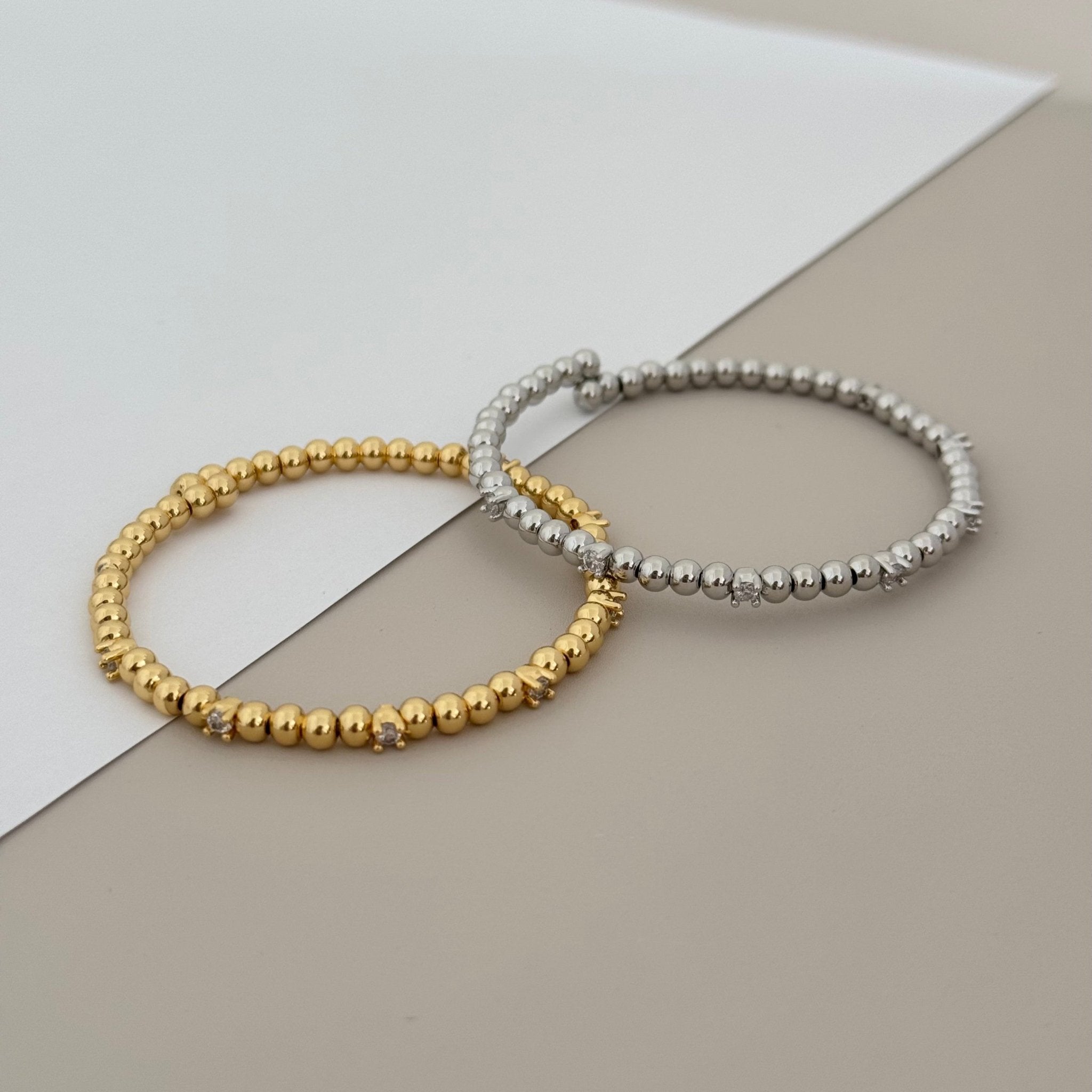 Zirconia Bead Bracelet - Bracelet | LimaLimón Store - 5