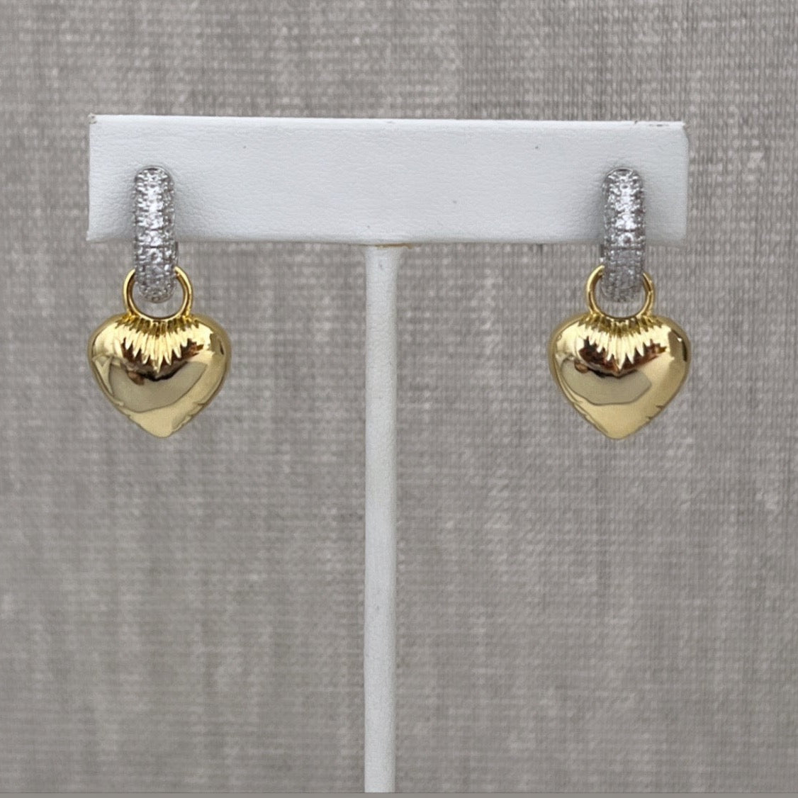 Gold and Silver Earring