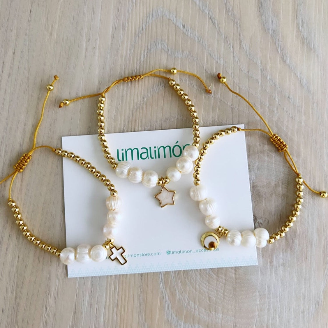 Pearl and Beads Bracelet - LimaLimón Store