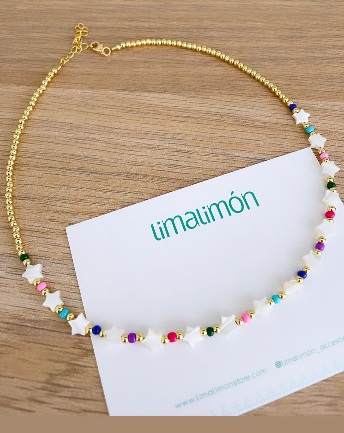 Stars Colors Necklace - LimaLimón Store