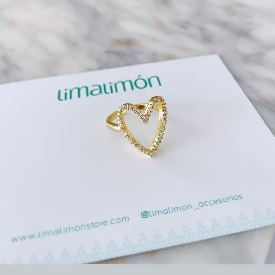 Heart Ring - LimaLimón Store