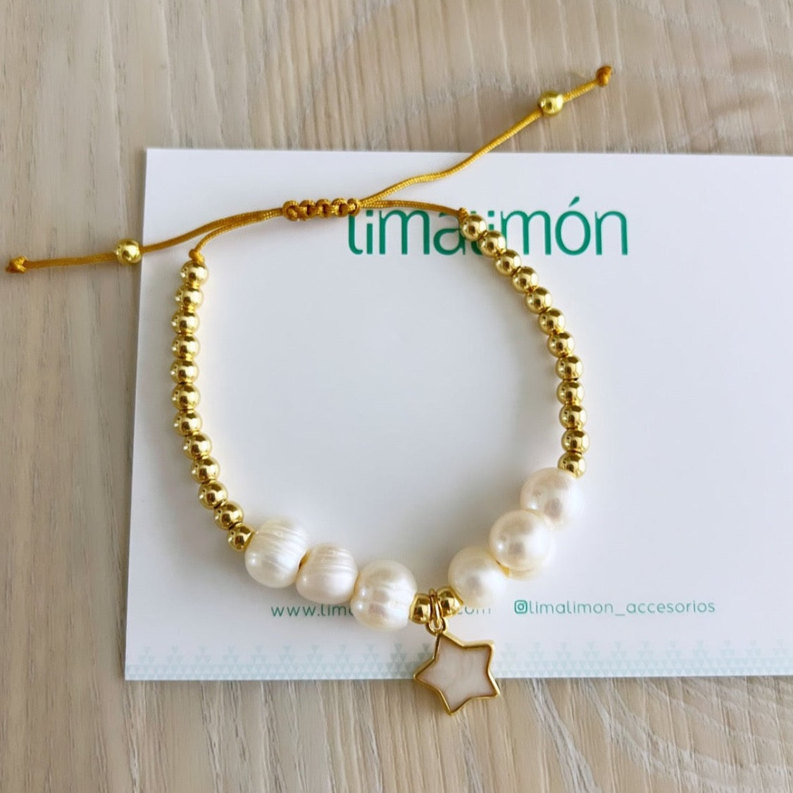 Pearl and Beads Bracelet - LimaLimón Store