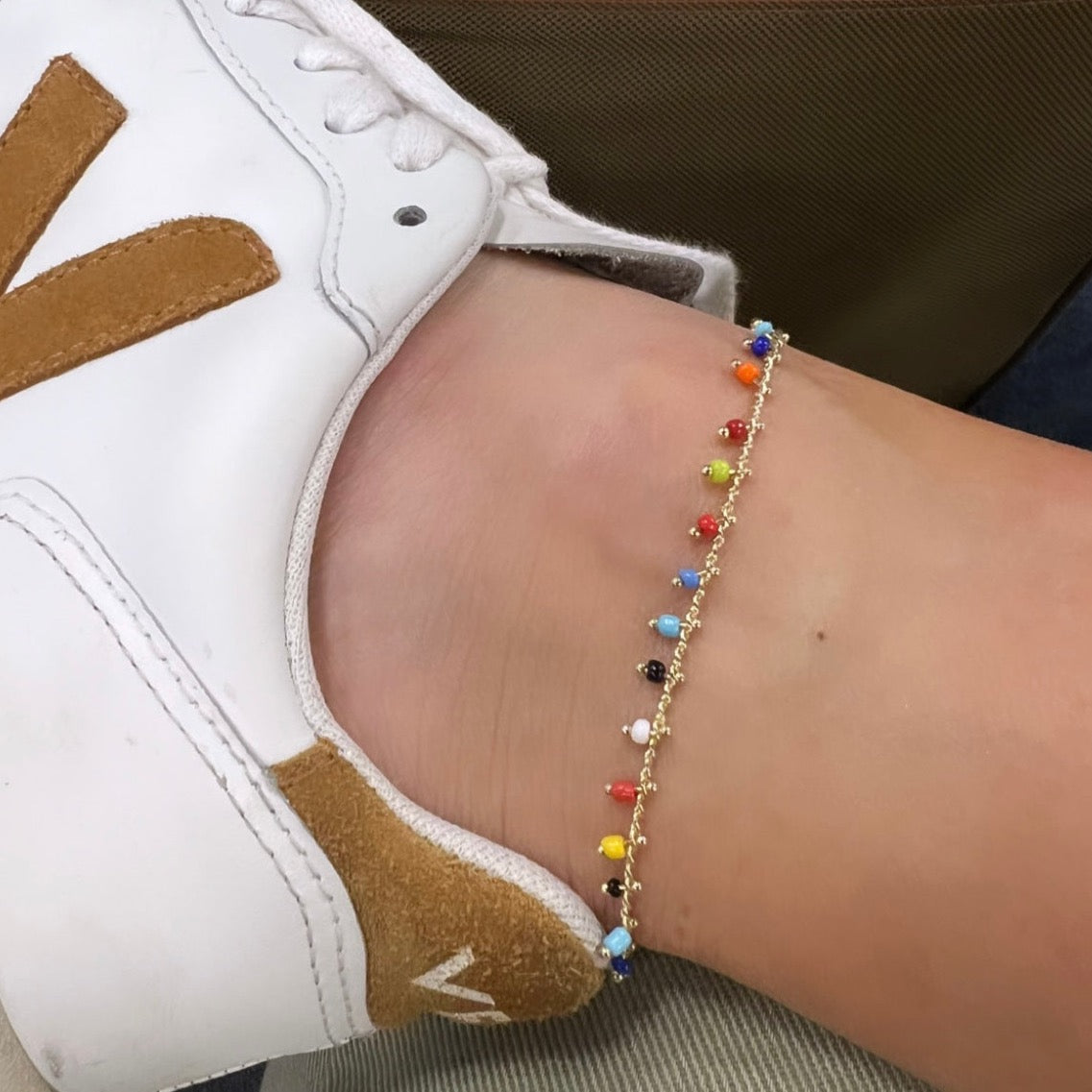 Rainbow Anklet - LimaLimón Store