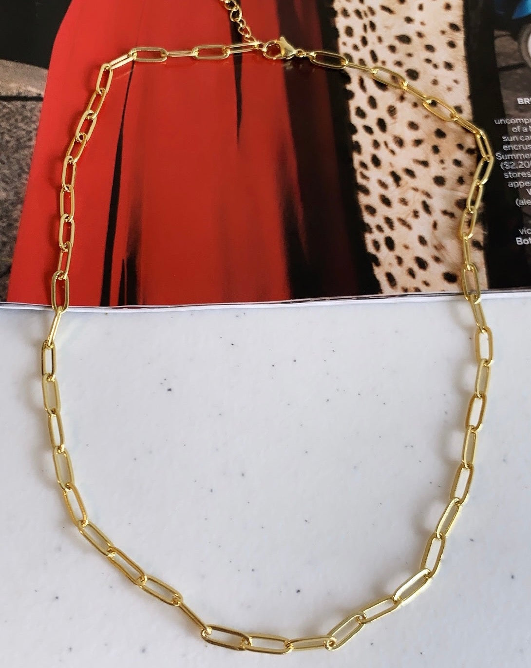 Paper Clip Necklace - LimaLimón Store