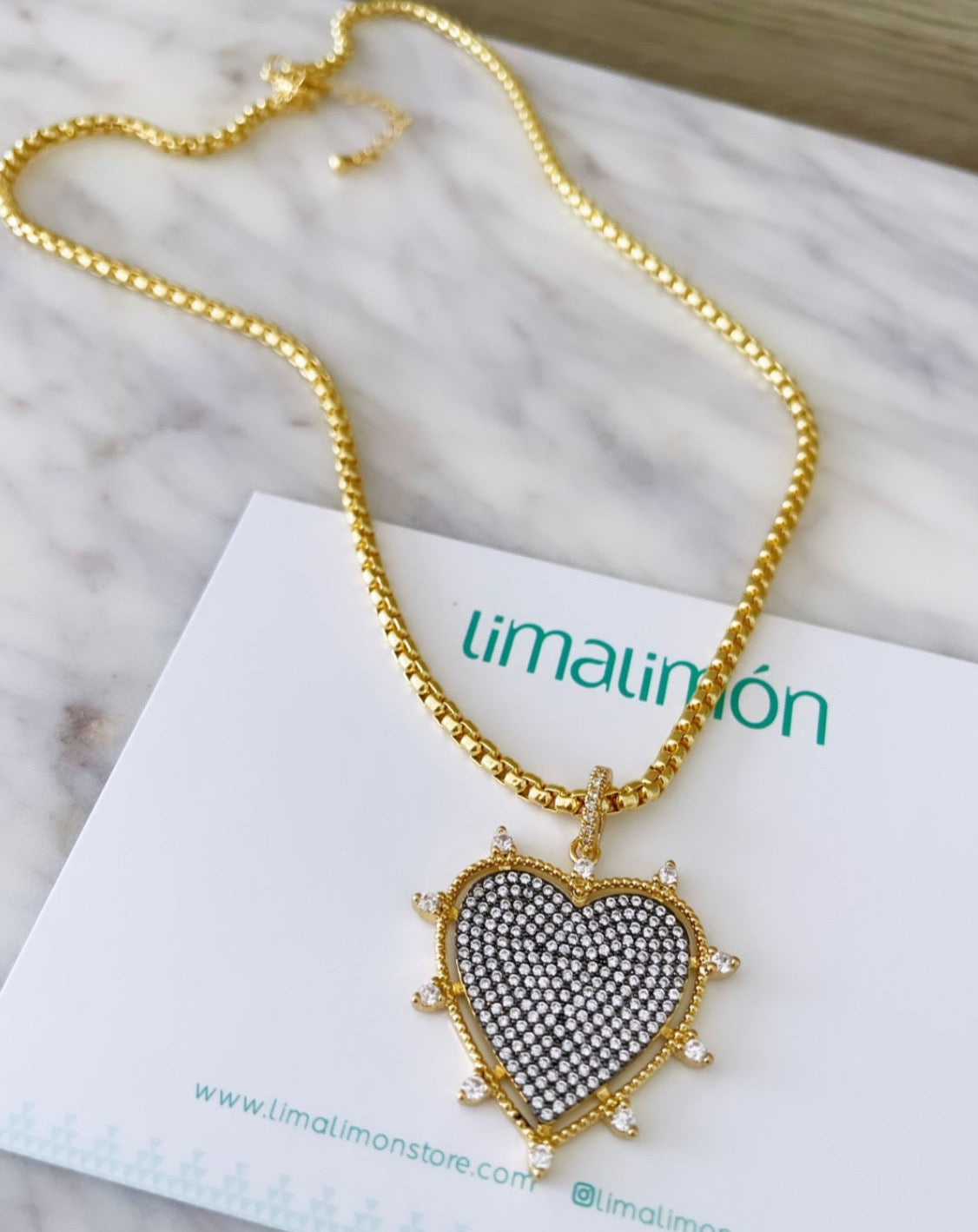 Heart Necklace - LimaLimón Store