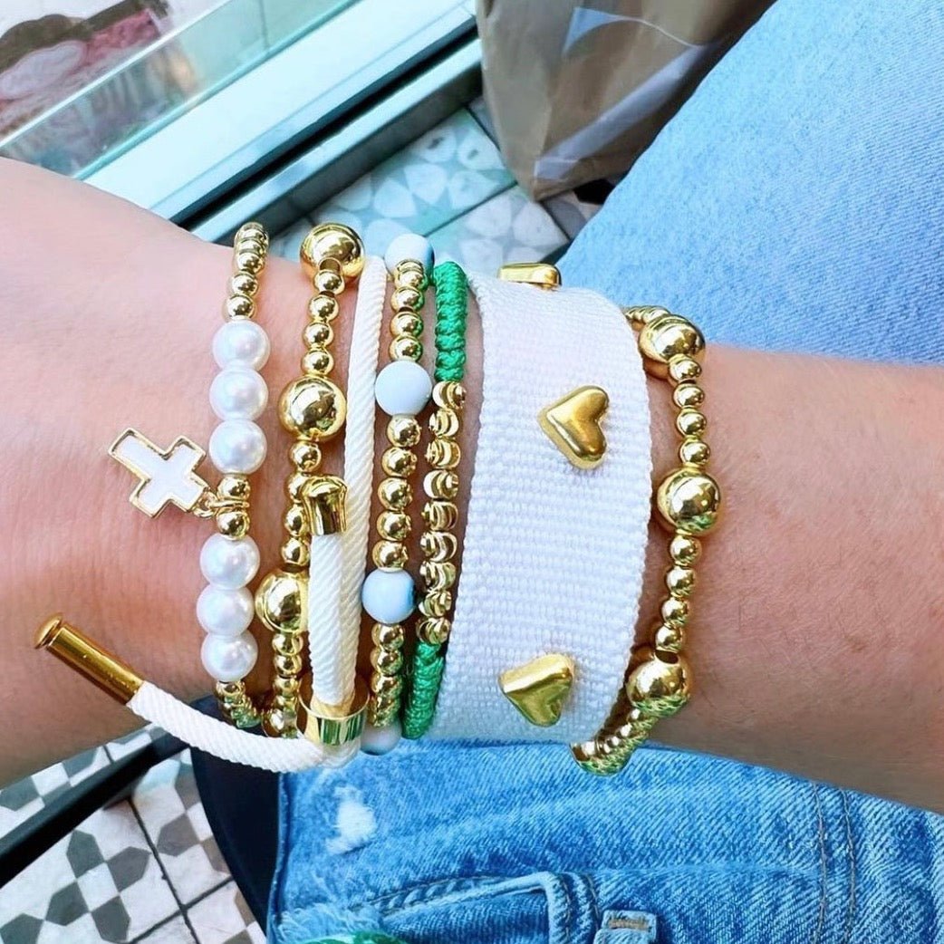 Gold Bead Bracelet - Pulseras | LimaLimón Store - 5