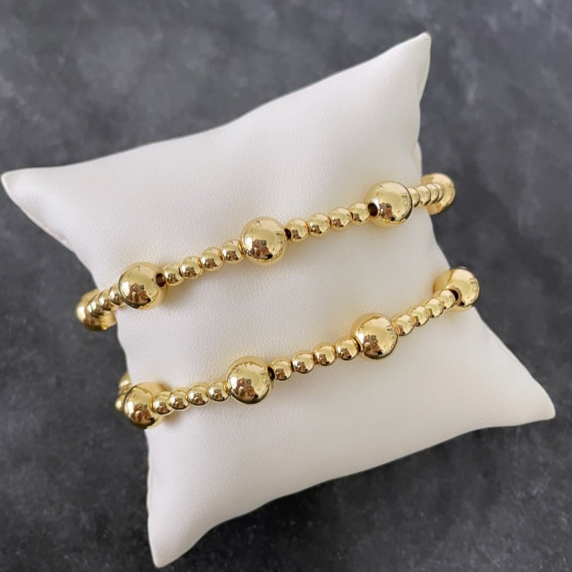 Gold Bead Bracelet - Pulseras | LimaLimón Store - 2