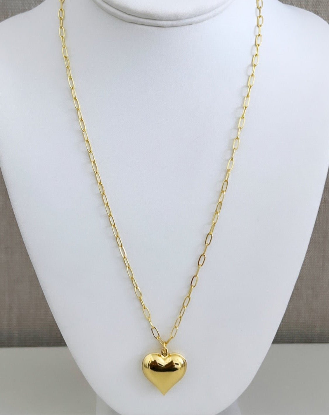 Gold Heart Necklace - LimaLimón Store