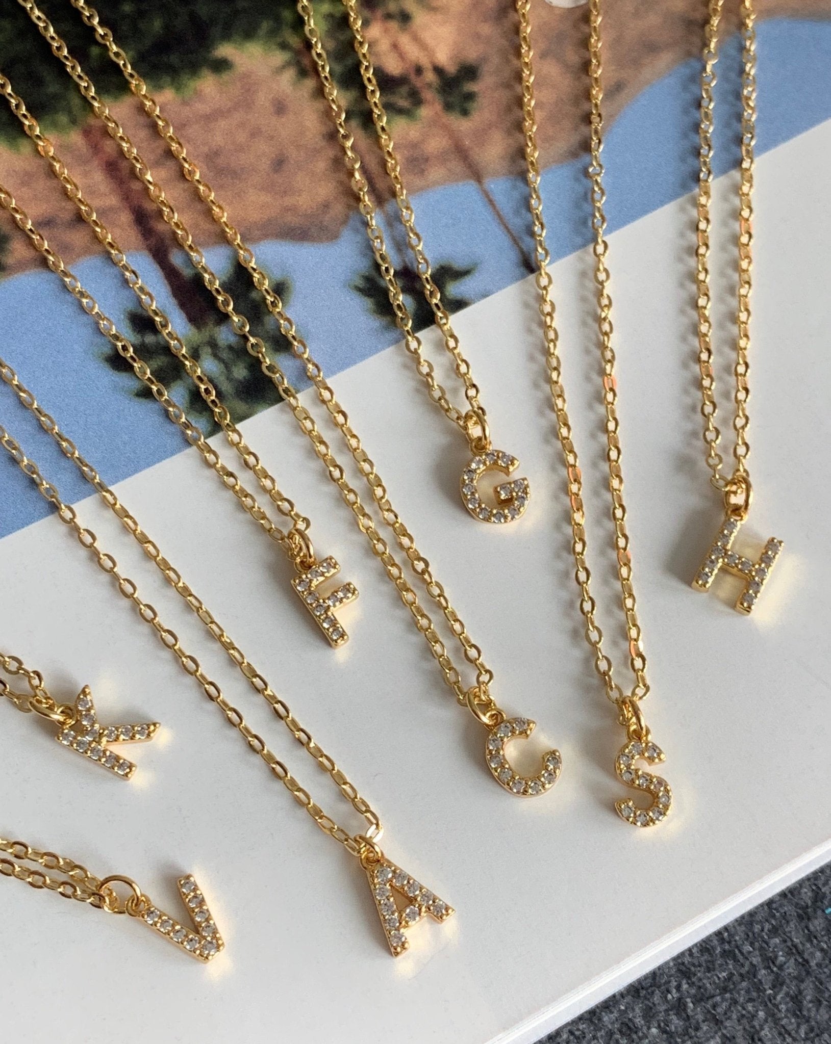 Initial Necklace - LimaLimón Store