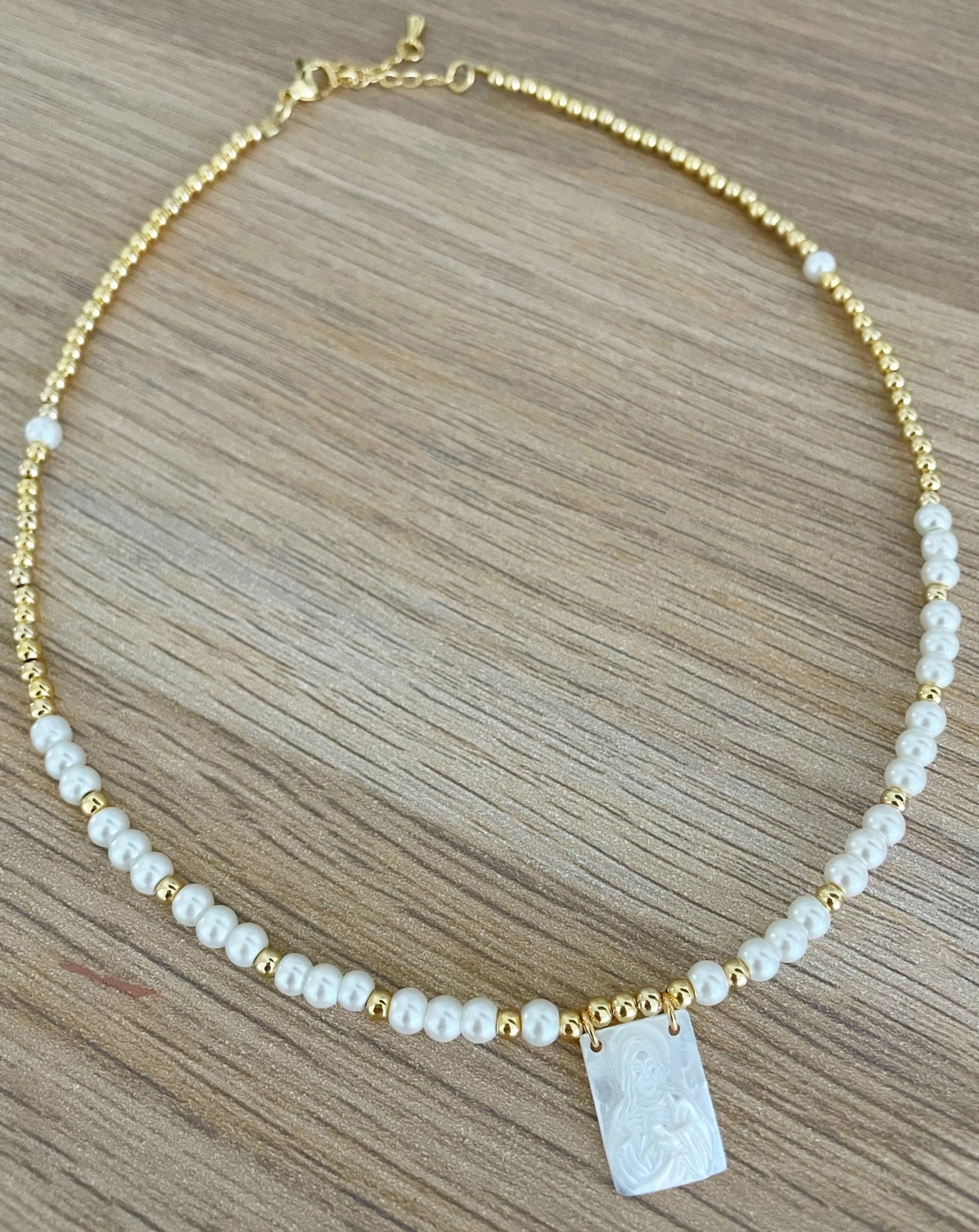 Pearl Corazon de Jesus Necklace - LimaLimón Store