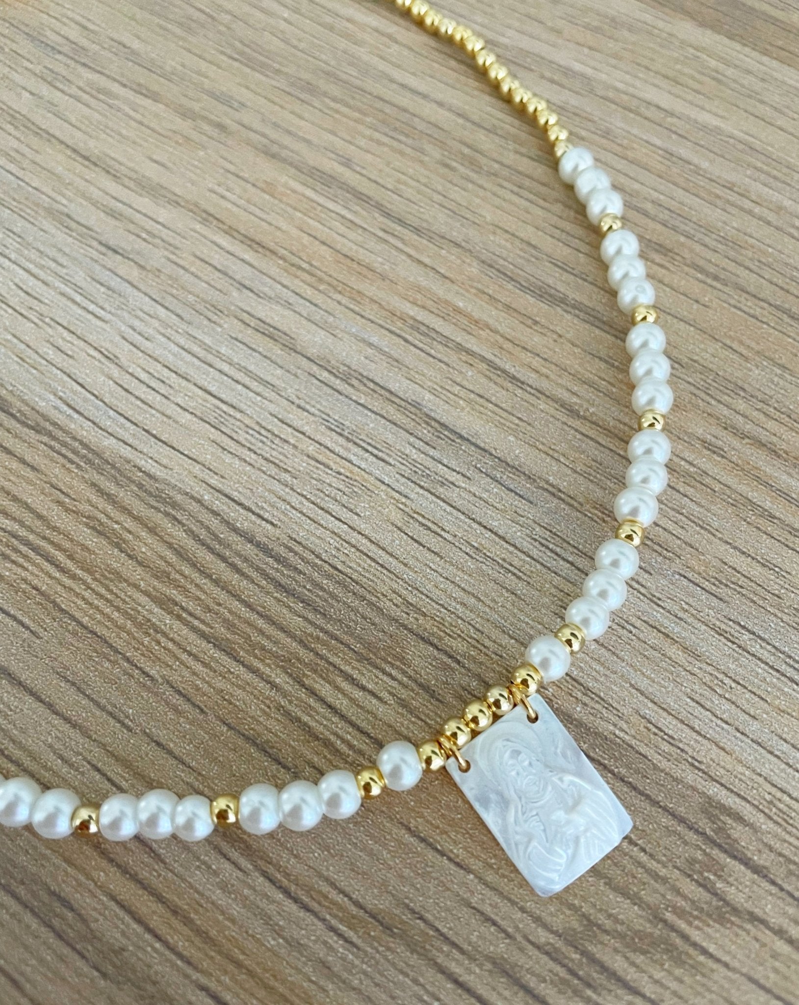Pearl Corazon de Jesus Necklace - LimaLimón Store