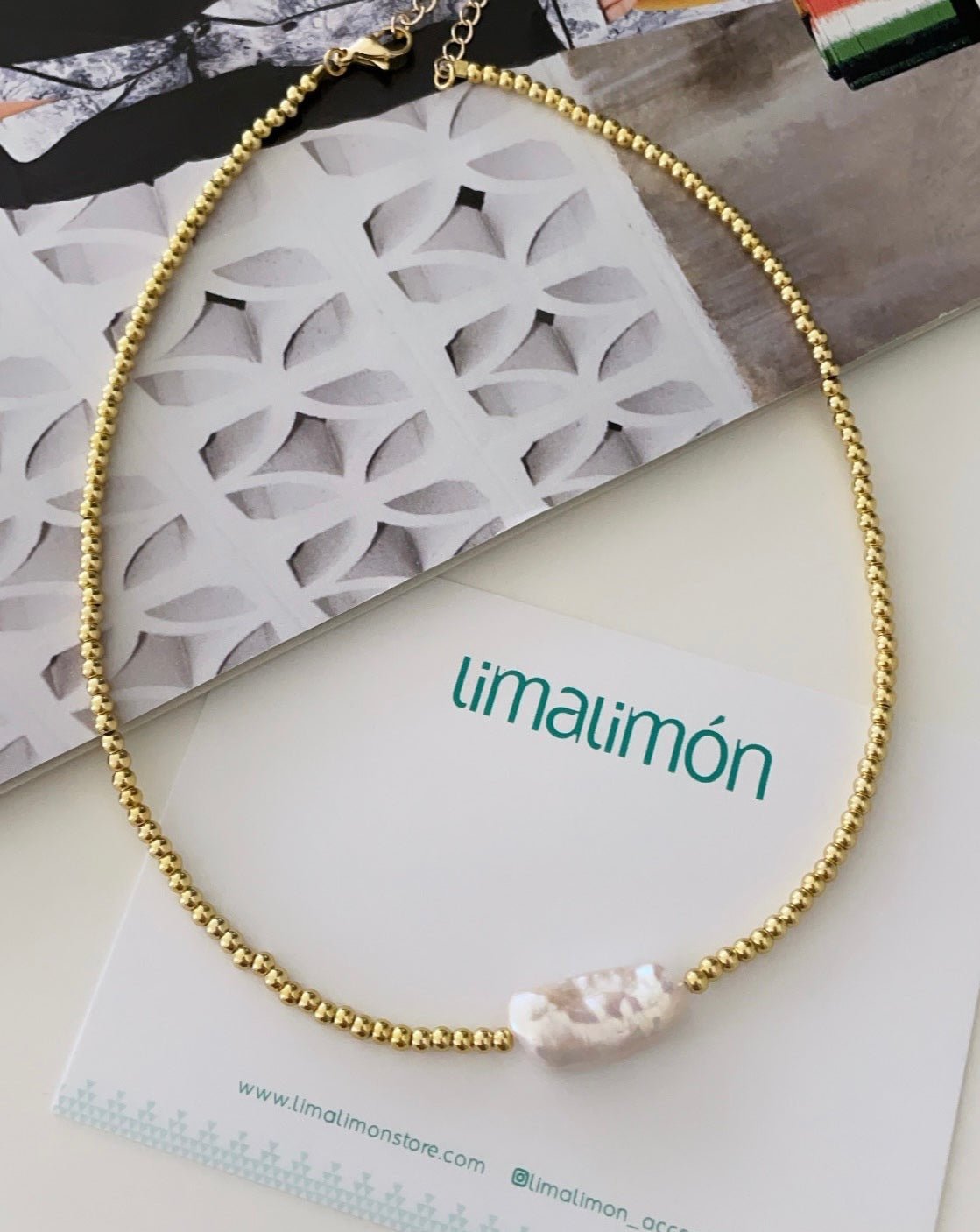 Pearl Necklace - LimaLimón Store