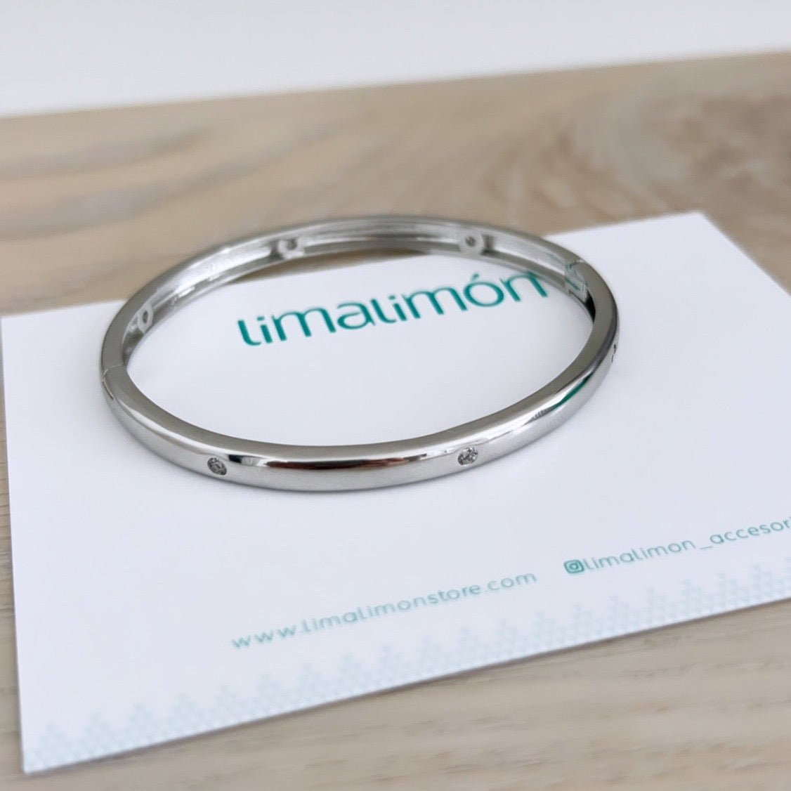Silver Bangle - Bracelet | LimaLimón Store - 2